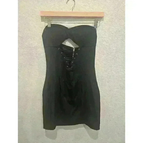I. AM. GIA SUBRA CORSET DRESS BLACK SIZE SMALL - Picture 2 of 7